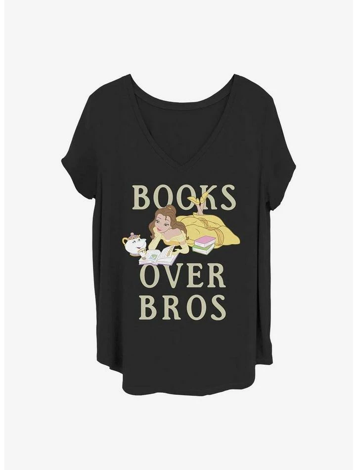 Best reviews of โ Disney Beauty and the Beast Books Before Bros ๐ง Girls T-Shirt Plus Size ๐
