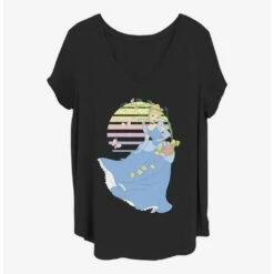 Cheap 🧨 Disney Cinderella Cinder Bloomset 👧 Girls T-Shirt Plus Size 😍