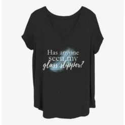 Budget 🥰 Disney Cinderella Lost Slipper 👧 Girls T-Shirt Plus Size 🌟