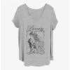 Wholesale ⌛ Disney Beauty and the Beast Beauty Books 👧 Girls T-Shirt Plus Size 🥰