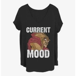 Best Pirce 😍 Disney Beauty and the Beast Current Mood 👧 Girls T-Shirt Plus Size 💯