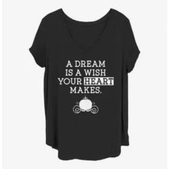 Best Sale 🔔 Disney Cinderella Dream Wish 👧 Girls T-Shirt Plus Size 🔔