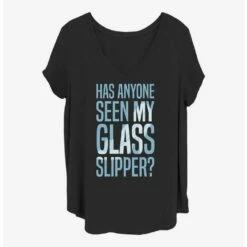 Promo ⌛ Disney Cinderella Missing Slipper 👧 Girls T-Shirt Plus Size 😍