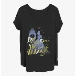 Cheap 🎉 Disney Cinderella No Midnight 👧 Girls T-Shirt Plus Size 🌟