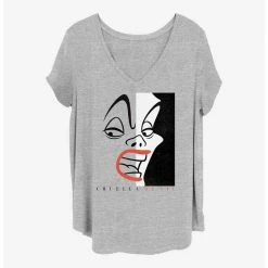 Flash Sale 🌟 Disney Cruella Cover 👧 Girls T-Shirt Plus Size 🥰