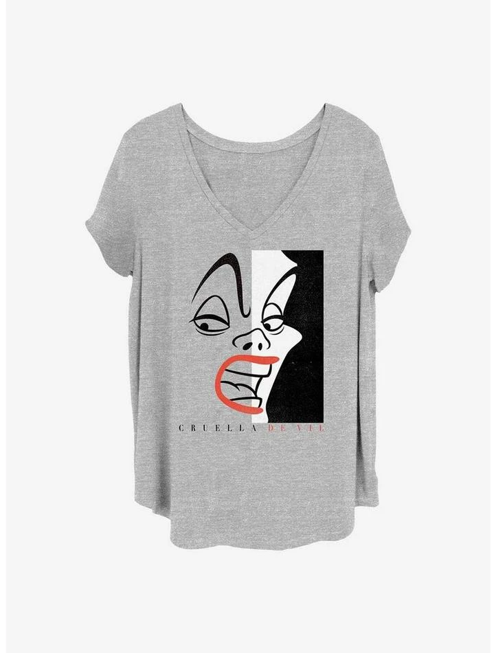 Flash Sale 🌟 Disney Cruella Cover 👧 Girls T-Shirt Plus Size 🥰