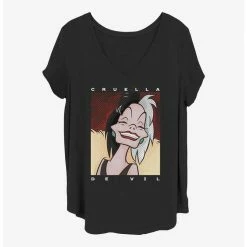 Cheap 🔥 Disney Cruella Cruella Tone 👧 Girls T-Shirt Plus Size 😉