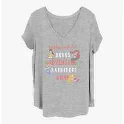 Coupon 👍 Disney Princesses Wish List 👧 Girls T-Shirt Plus Size ✔️