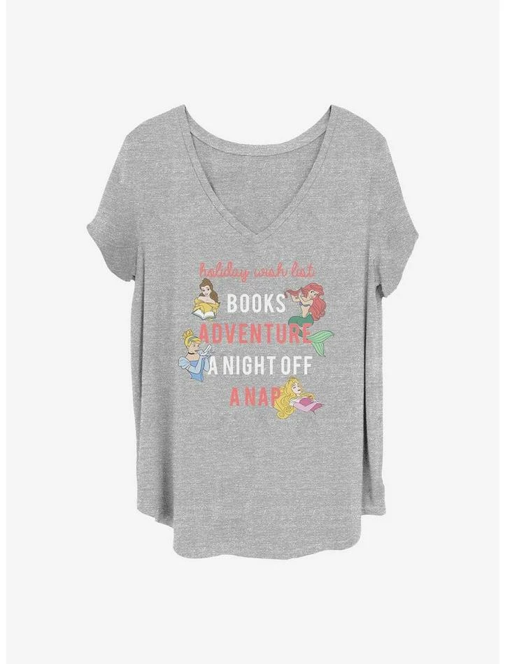 Coupon 👍 Disney Princesses Wish List 👧 Girls T-Shirt Plus Size ✔️