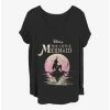 Outlet 💯 Disney The Little Mermaid Mermaid Moon 👧 Girls T-Shirt Plus Size 🔔