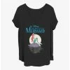 Best Pirce 🔥 Disney The Little Mermaid Mermaid Moon 👧 Girls T-Shirt Plus Size 😉