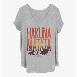 Cheapest 😉 Disney The Lion King Sunset Matata 👧 Girls T-Shirt Plus Size ⭐