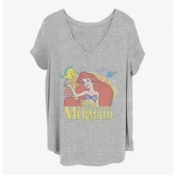 Coupon 😉 Disney The Little Mermaid Sunset 👧 Girls T-Shirt Plus Size 😉