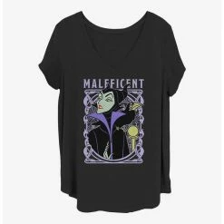 Deals 🌟 Disney Maleficent Framed 👧 Girls T-Shirt Plus Size 😀