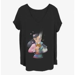 Flash Sale ⭐ Disney Mulan Anime Mulan 👧 Girls T-Shirt Plus Size 💯