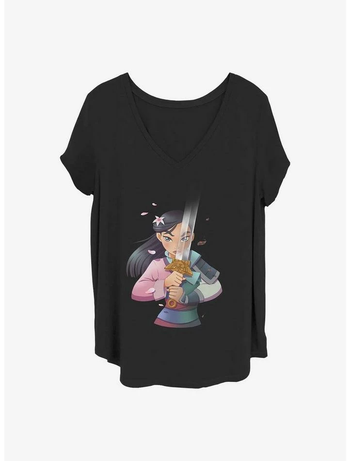 Flash Sale โญ Disney Mulan Anime Mulan ๐ง Girls T-Shirt Plus Size ๐ฏ