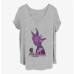 Best Pirce ✔️ Disney Maleficent Shadow 👧 Girls T-Shirt Plus Size 🎉