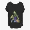 Cheap 👍 Disney Sleeping Beauty Dragon Form 👧 Girls T-Shirt Plus Size 🔥