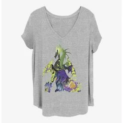 Discount 🧨 Disney Sleeping Beauty Dragon Form 👧 Girls T-Shirt Plus Size 🎁