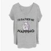 Best reviews of 🥰 Disney Sleeping Beauty I'd Rather Be Napping 👧 Girls T-Shirt Plus Size 🧨