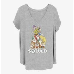 Best Sale 👏 DIsney Snow White and the Seven Dwarfs Squad Dwarfs 👧 Girls T-Shirt Plus Size 😀
