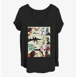 Cheap 😀 Disney Villains Villianous 👧 Girls T-Shirt Plus Size 🎉