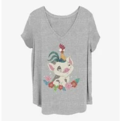 New 👍 Disney Moana Tropical Buddies 👧 Girls T-Shirt Plus Size 🎉