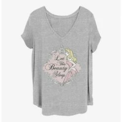 Best Sale 🎁 Disney Sleeping Beauty Let This Beauty Sleep 👧 Girls T-Shirt Plus Size ✔️