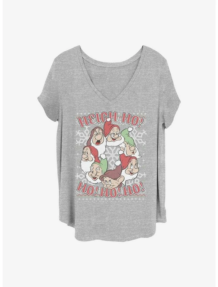 Budget 😍 DIsney Snow White and the Seven Dwarfs Heigh Ho Ho Ho 👧 Girls T-Shirt Plus Size 😉