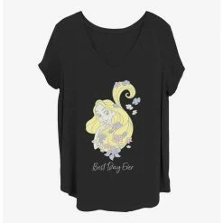 Deals 👍 Disney Tangled Best Day Ever 👧 Girls T-Shirt Plus Size 🎉