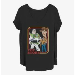 Promo 😉 Disney Pixar Toy Story 4 Vintage Duo 👧 Girls T-Shirt Plus Size 😍