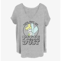 Flash Sale 🎁 Disney Tinker Bell Get That Pixie Dust 👧 Girls T-Shirt Plus Size 🥰