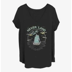 Hot Sale 🎁 Disney Tinker Bell Never Lines 👧 Girls T-Shirt Plus Size 🥰