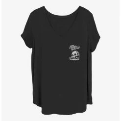 Deals ⭐ Disney Tinker Bell Skull Rocket Flag 👧 Girls T-Shirt Plus Size 🎉