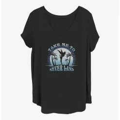 Top 10 💯 Disney Tinker Bell Take Me To Never Land 👧 Girls T-Shirt Plus Size ✔️