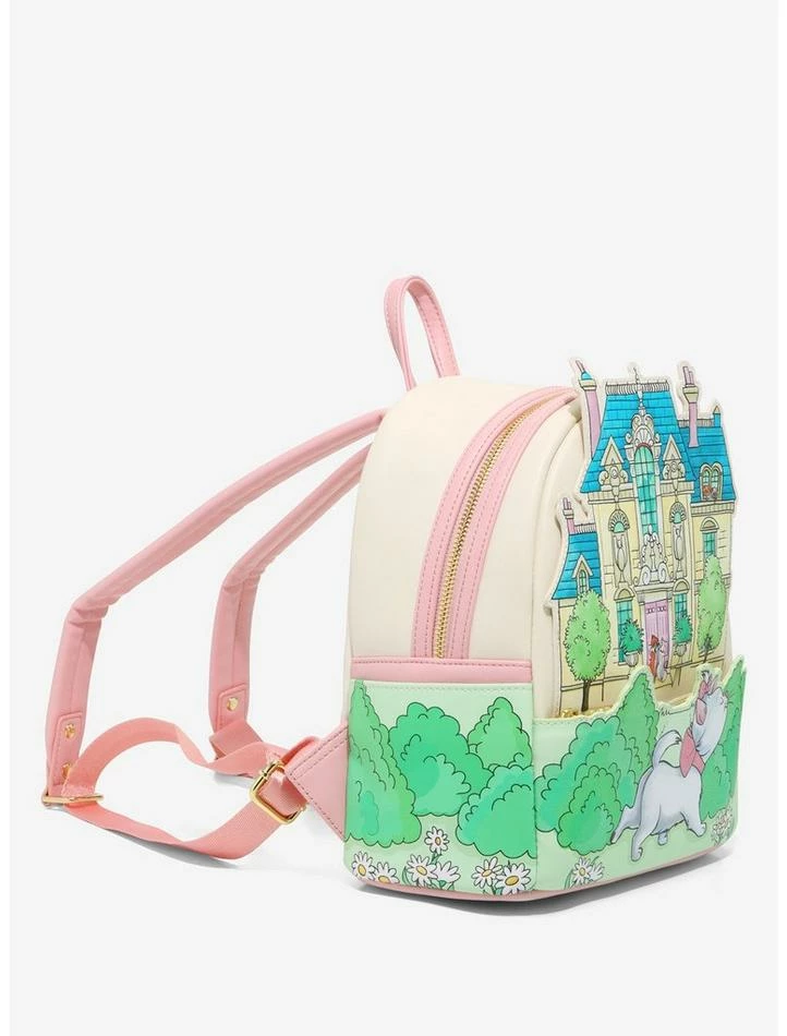 Cheapest ⌛ Loungefly Disney The Aristocats Mansion Mini 🎒 Backpack ✨ - Image 2