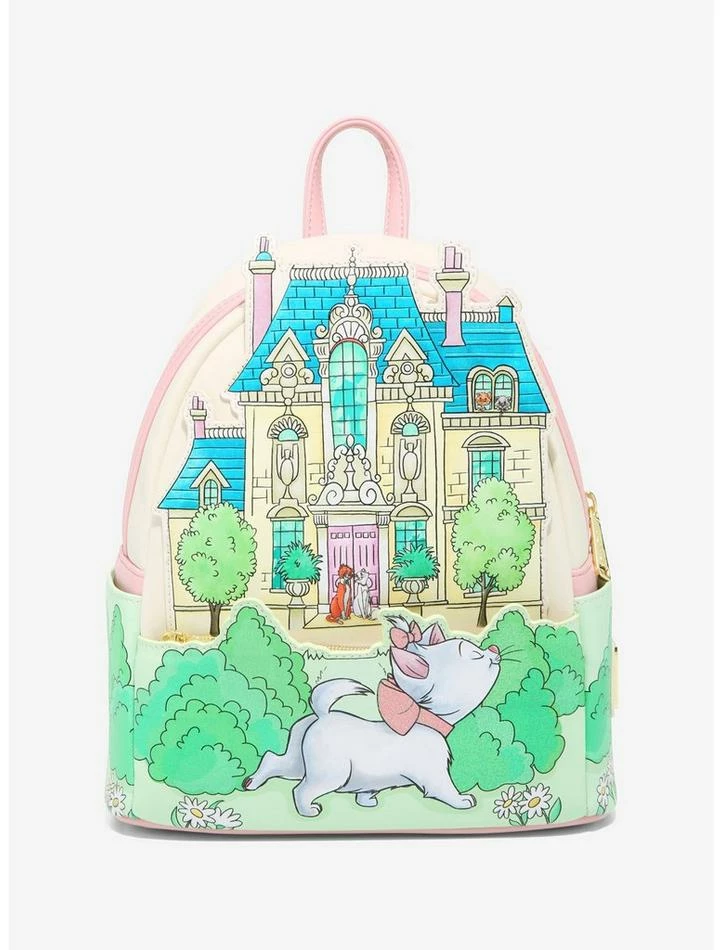 Cheapest ⌛ Loungefly Disney The Aristocats Mansion Mini 🎒 Backpack ✨