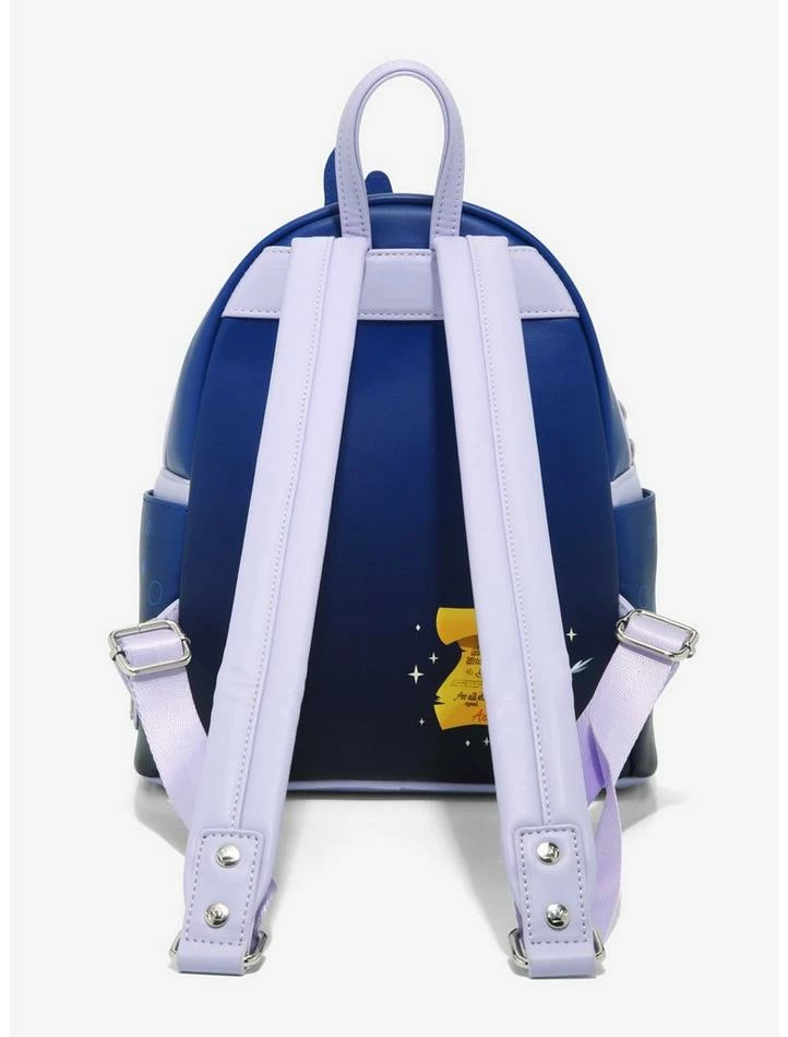 Brand new ๐งจ Loungefly Disney The Little Mermaid Glow-In-The-Dark Lair Mini ๐ Backpack โ๏ธ - Image 4