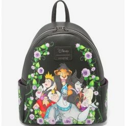 Coupon 🔔 Loungefly Disney Villains Floral Mini 🎒 Backpack 🌟