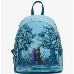 New โค๏ธ Loungefly Disney Robin Hood Forest Love Mini ๐ Backpack ๐