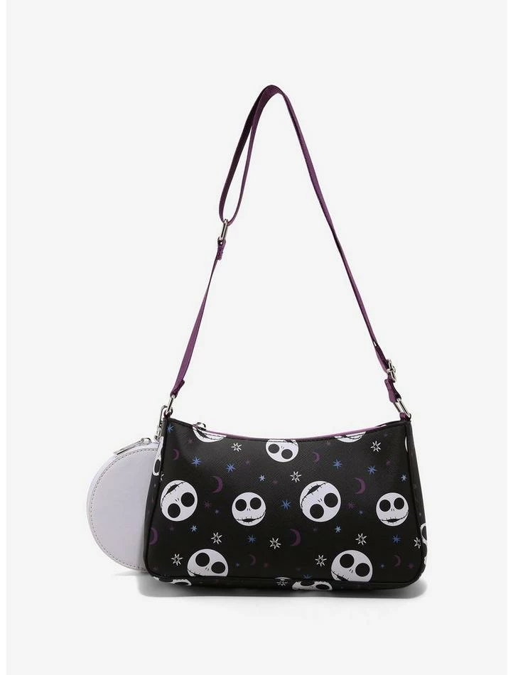 Flash Sale ๐งจ The Nightmare Before ๐ Christmas Jack Purple Crossbody Bag With Coin Purse โค๏ธ - Image 2