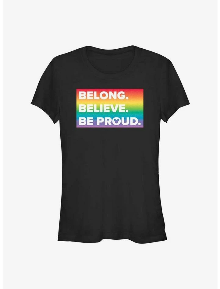 Promo โ๏ธ Disney Mickey Mouse Be Proud Pride T-Shirt ๐ฅ