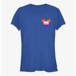 Discount ⭐ Disney Mickey Mouse Lesbian Pride Badge Pride T-Shirt 🤩
