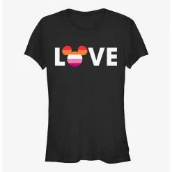 Promo 😀 Disney Mickey Mouse Lesbian Love Pride T-Shirt 💯