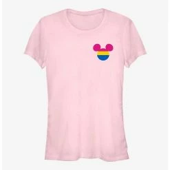 Brand new 🧨 Disney Mickey Mouse Pansexual Badge Pride T-Shirt 👏