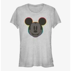 Cheap 🔔 Disney Mickey Mouse Rainbow Outline Pride T-Shirt 💯