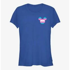 Outlet 🥰 Disney Mickey Mouse Transgender Pride Badge Pride T-Shirt 🔥