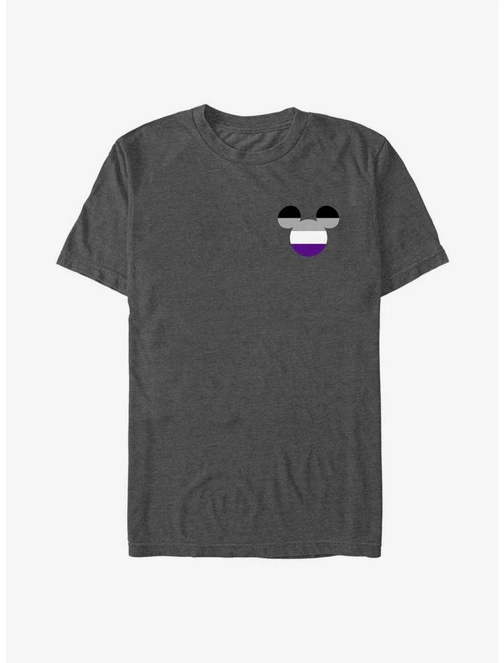 Hot Sale ๐ Disney Mickey Mouse Asexual Badge Pride T-Shirt ๐
