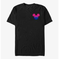 Wholesale 🤩 Disney Mickey Mouse Bisexual Badge Pride T-Shirt 👏