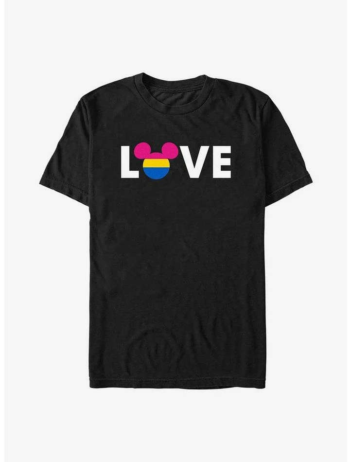 Buy ๐งจ Disney Mickey Mouse Pansexual Love Pride T-Shirt ๐